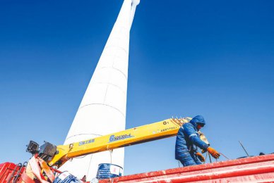 零下24℃！上海電氣新疆木壘風(fēng)電項(xiàng)目沖刺商運(yùn)